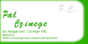 pal czinege business card